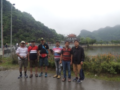 Mr Gururaja in Hoa Lu ancient capital