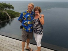 Mr Burkett and wife