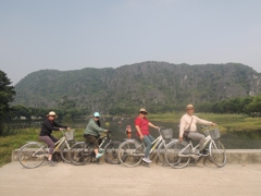 Cycling in Ninh Binh