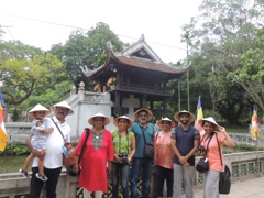 Ms Sasi join Hanoi City tour